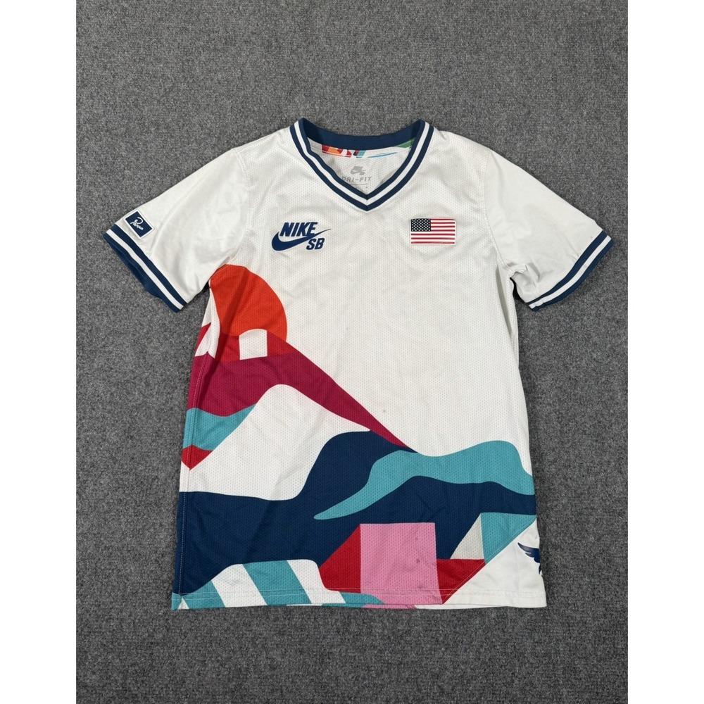 Nike SB x Parra USA Federation Olympic Kit Crew Youth Jersey Kids Size Medium